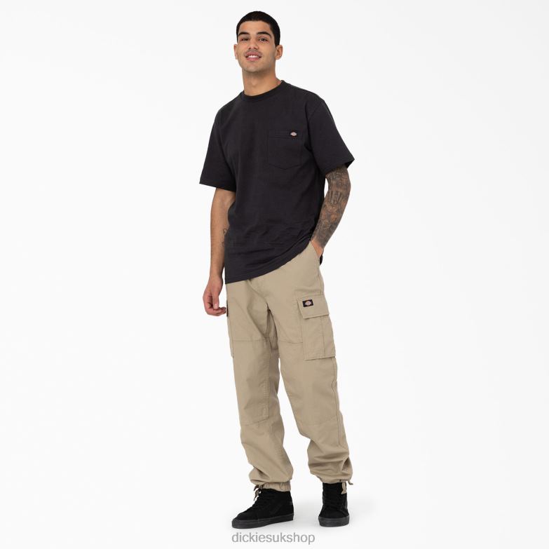 Eagle Bend Relaxed Fit Double Knee Cargo Pants Men Dickies Desert Sand (DS) 88T84206 Apparel