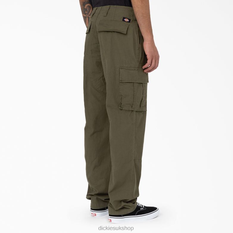 Eagle Bend Relaxed Fit Double Knee Cargo Pants Men Dickies Military Green (ML) 88T84207 Apparel
