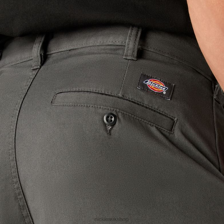 Loose Fit Cargo Pants Men Dickies Rinsed Charcoal Gray (RCH) 88T8481 Apparel