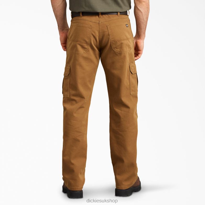 Regular Fit Duck Cargo Pants Men Dickies Stonewashed Brown Duck (SBD) 88T84176 Apparel