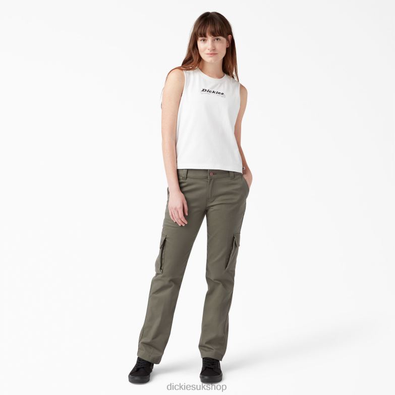Relaxed Fit Stretch Cargo Pants Women Dickies Regular 88T841743 Apparel