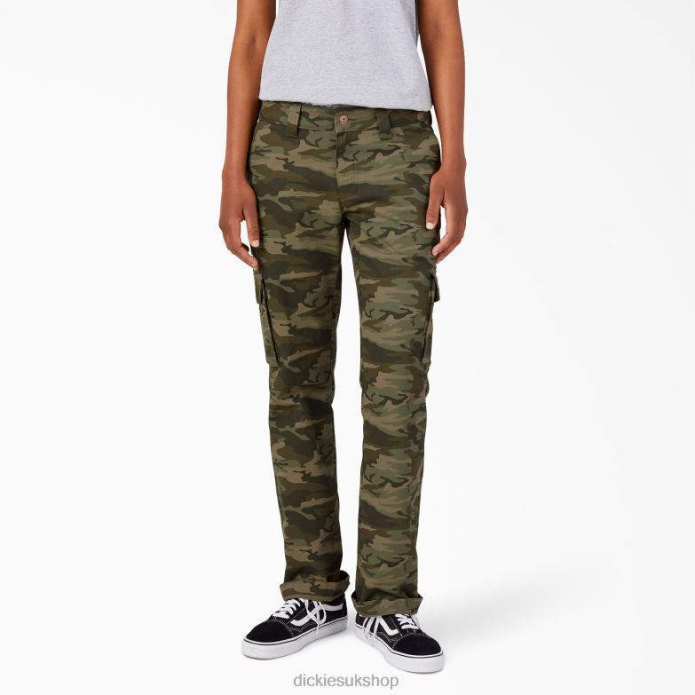 Relaxed Fit Stretch Cargo Pants Women Dickies Regular 88T841744 Apparel
