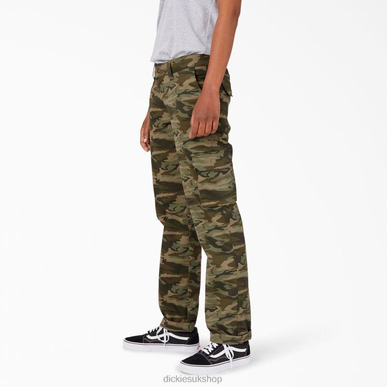 Relaxed Fit Stretch Cargo Pants Women Dickies Regular 88T841744 Apparel