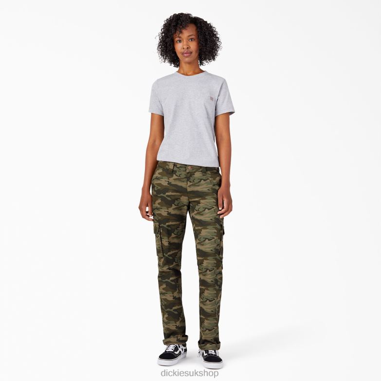 Relaxed Fit Stretch Cargo Pants Women Dickies Regular 88T841744 Apparel