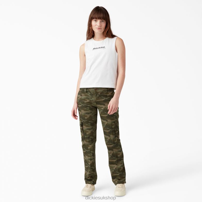 Relaxed Fit Stretch Cargo Pants Women Dickies Regular 88T841744 Apparel