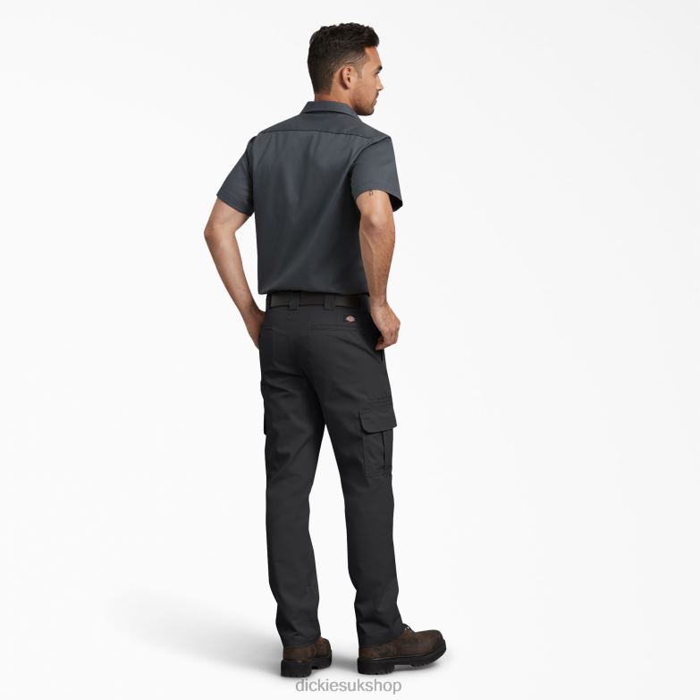 Slim Fit Cargo Pants Men Dickies Black (BK) 88T8473 Apparel