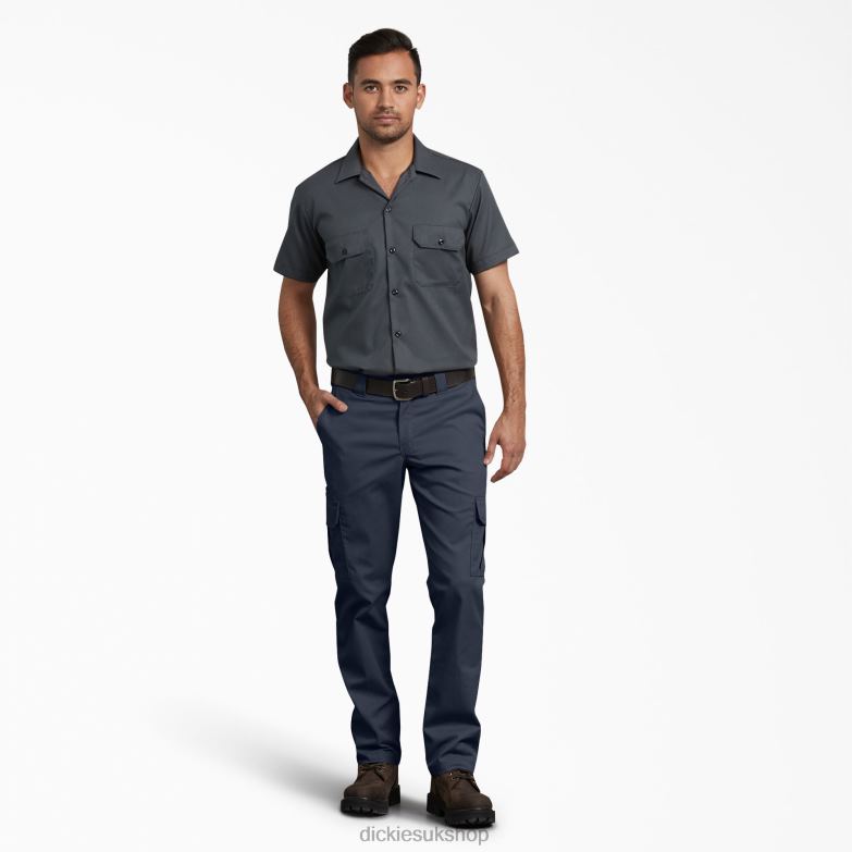 Slim Fit Cargo Pants Men Dickies Dark Navy (DN) 88T8474 Apparel