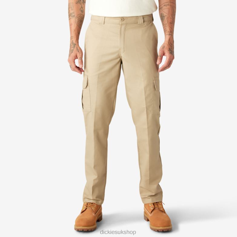 Slim Fit Cargo Pants Men Dickies Desert Sand (DS) 88T8475 Apparel