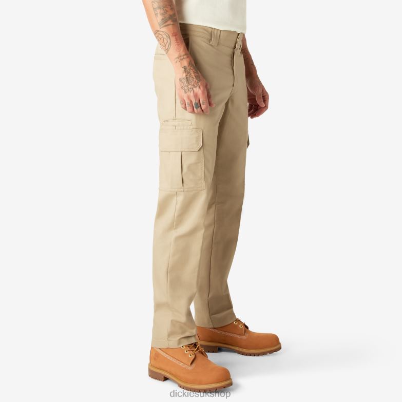 Slim Fit Cargo Pants Men Dickies Desert Sand (DS) 88T8475 Apparel