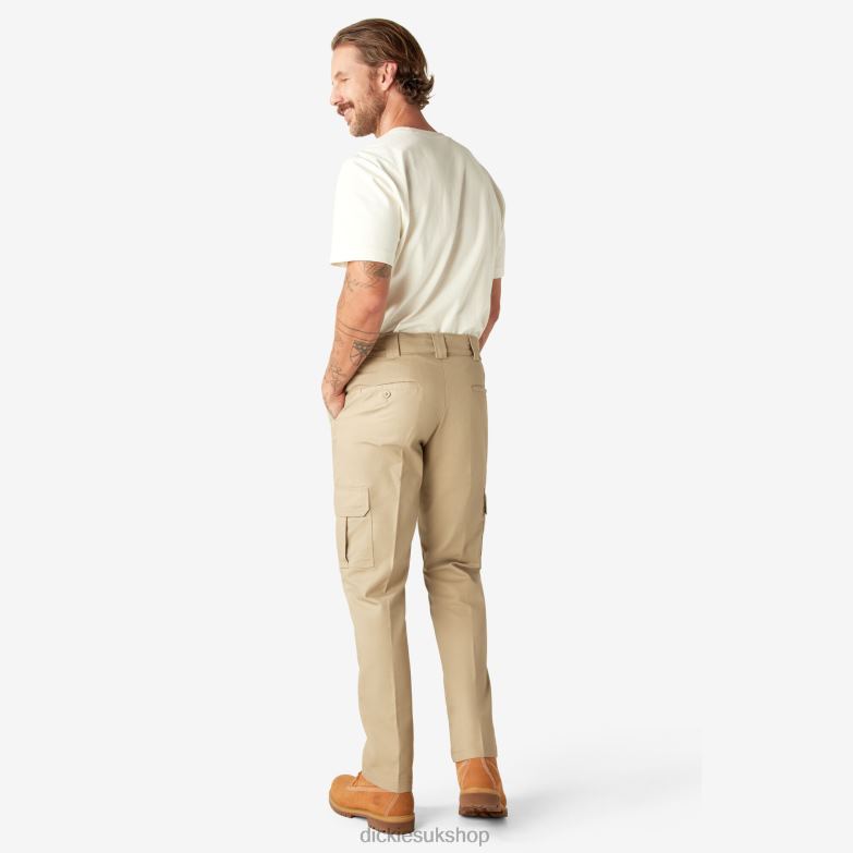 Slim Fit Cargo Pants Men Dickies Desert Sand (DS) 88T8475 Apparel
