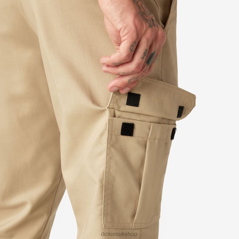 Slim Fit Cargo Pants Men Dickies Desert Sand (DS) 88T8475 Apparel