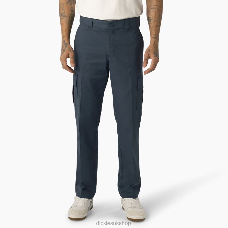 Twill Cargo Pants Men Dickies Airforce/Contrast Stitching (CSA) 88T84315 Apparel