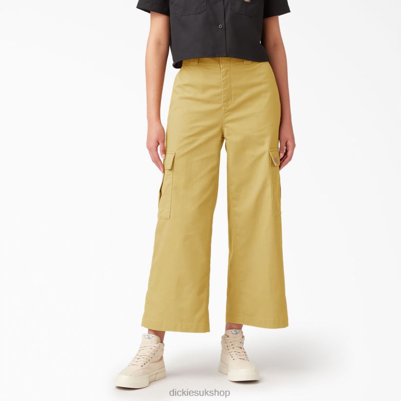 Twill Crop Cargo Pants Women Dickies Regular 88T841736 Apparel