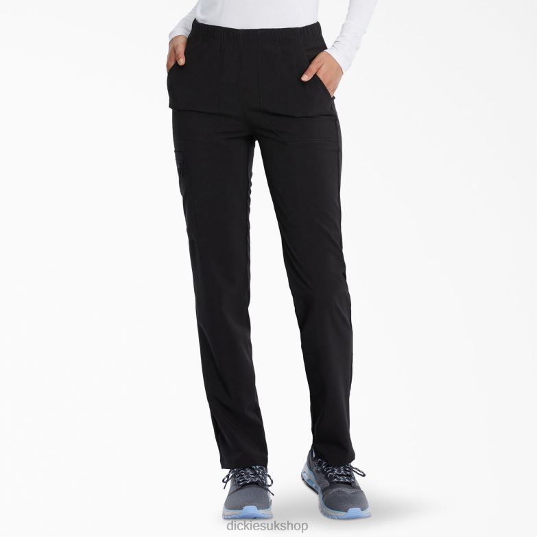 Unisex EDS Essentials Natural Rise Tapered Leg Scrub Pants Men Dickies Black (BLK) 88T841415 Apparel