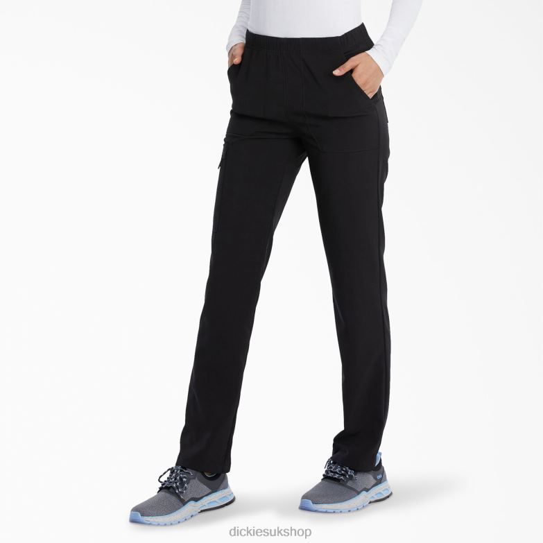 Unisex EDS Essentials Natural Rise Tapered Leg Scrub Pants Men Dickies Black (BLK) 88T841415 Apparel