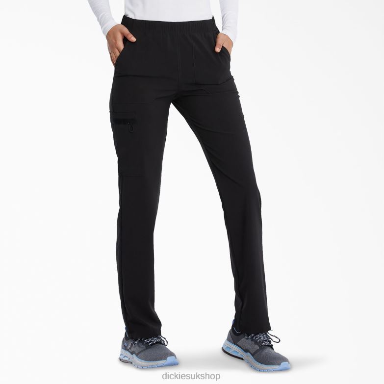 Unisex EDS Essentials Natural Rise Tapered Leg Scrub Pants Men Dickies Black (BLK) 88T841415 Apparel