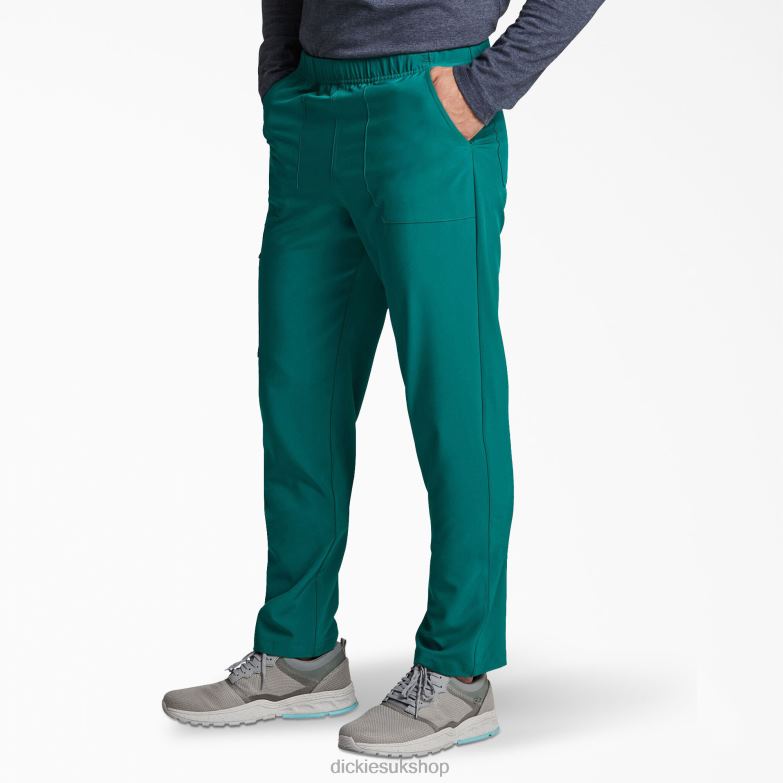Unisex EDS Essentials Natural Rise Tapered Leg Scrub Pants Men Dickies Hunter Green (HTR) 88T841418 Apparel