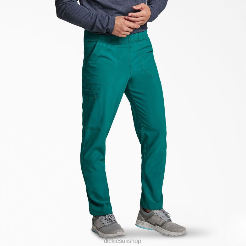 Unisex EDS Essentials Natural Rise Tapered Leg Scrub Pants Men Dickies Hunter Green (HTR) 88T841418 Apparel
