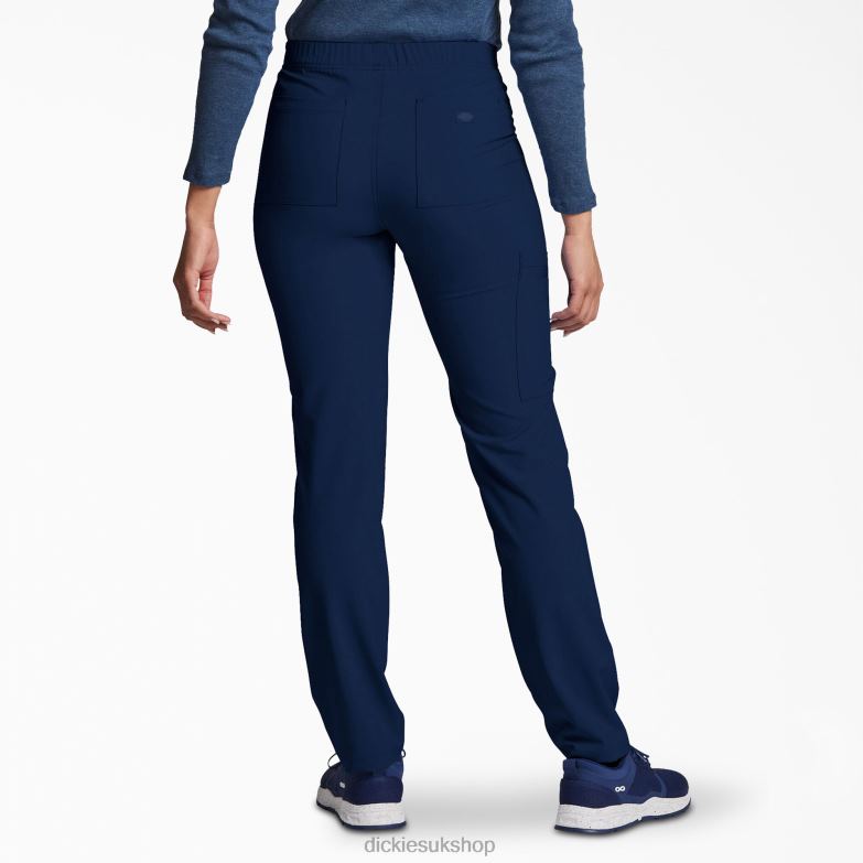 Unisex EDS Essentials Natural Rise Tapered Leg Scrub Pants Men Dickies Navy Blue (NVY) 88T841419 Apparel