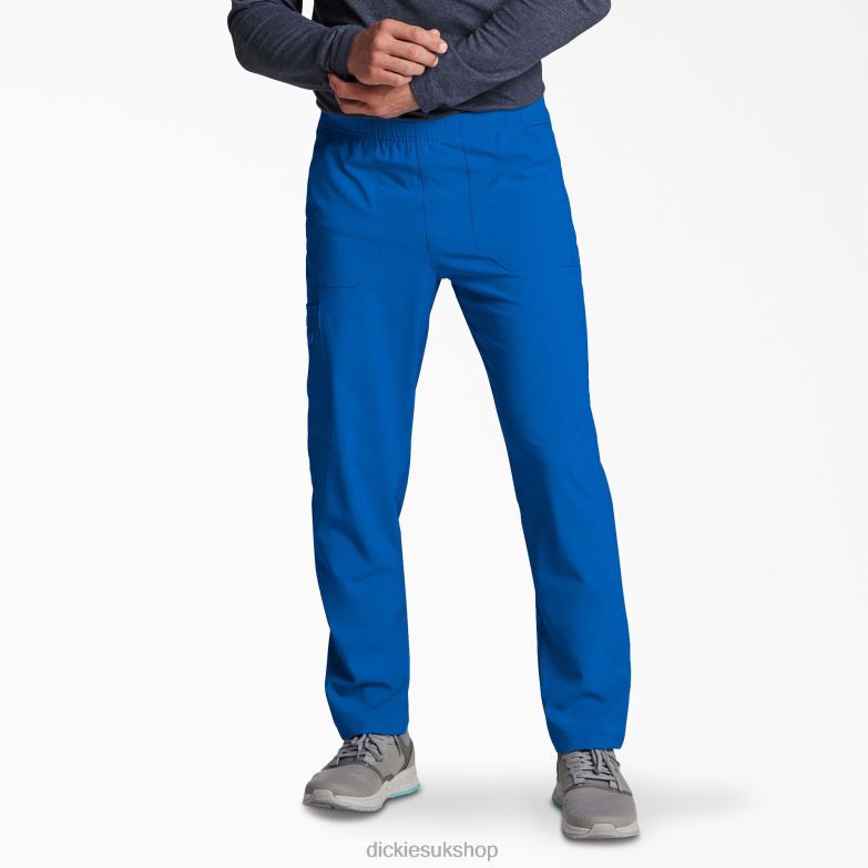 Unisex EDS Essentials Natural Rise Tapered Leg Scrub Pants Men Dickies Royal Blue (RB) 88T841421 Apparel