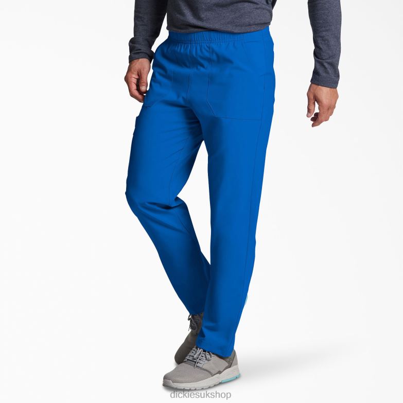 Unisex EDS Essentials Natural Rise Tapered Leg Scrub Pants Men Dickies Royal Blue (RB) 88T841421 Apparel