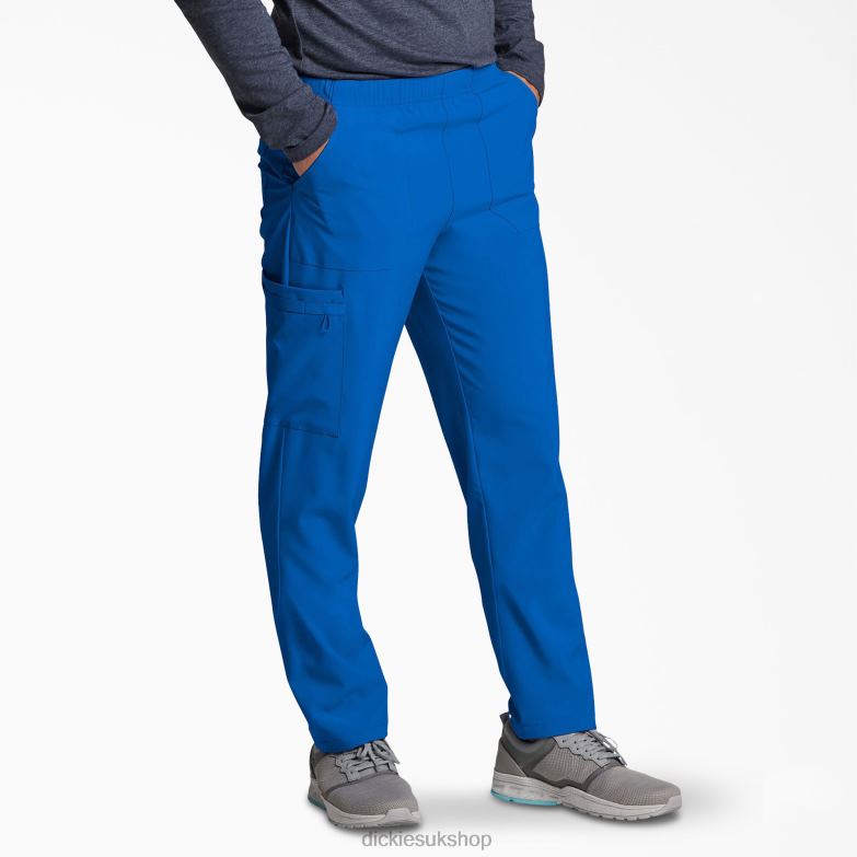 Unisex EDS Essentials Natural Rise Tapered Leg Scrub Pants Men Dickies Royal Blue (RB) 88T841421 Apparel