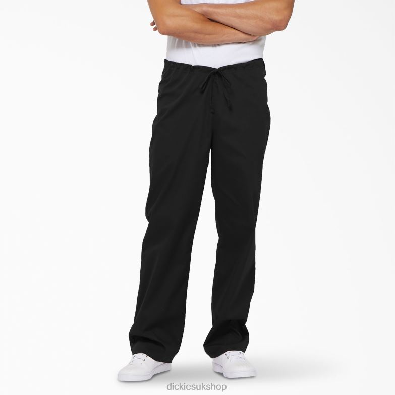 Unisex EDS Signature Scrub Pants Men Dickies Black (BLK) 88T841305 Apparel