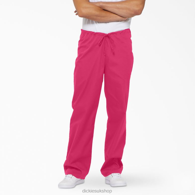 Unisex EDS Signature Scrub Pants Men Dickies Hot Pink (HPK) 88T841314 Apparel