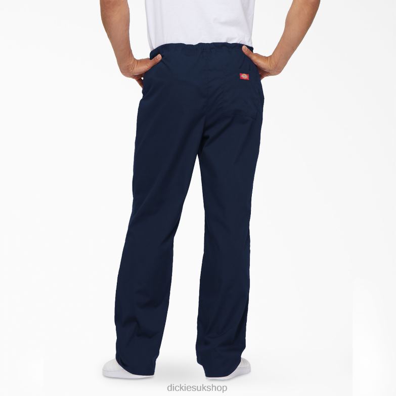 Unisex EDS Signature Scrub Pants Men Dickies Navy Blue (NVY) 88T841317 Apparel