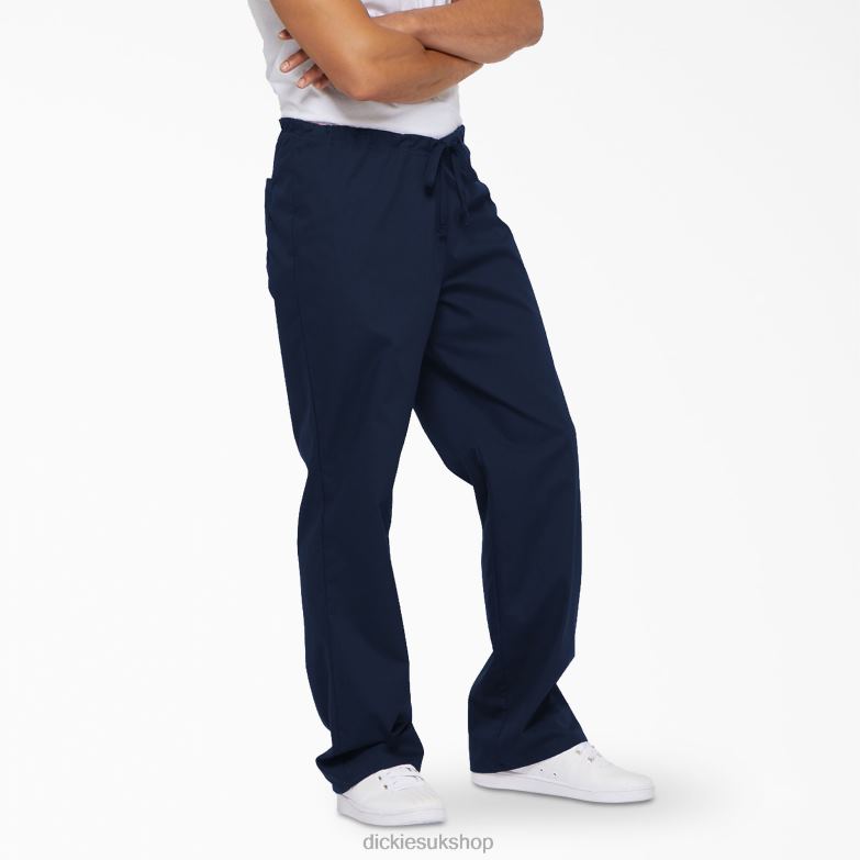 Unisex EDS Signature Scrub Pants Men Dickies Navy Blue (NVY) 88T841317 Apparel