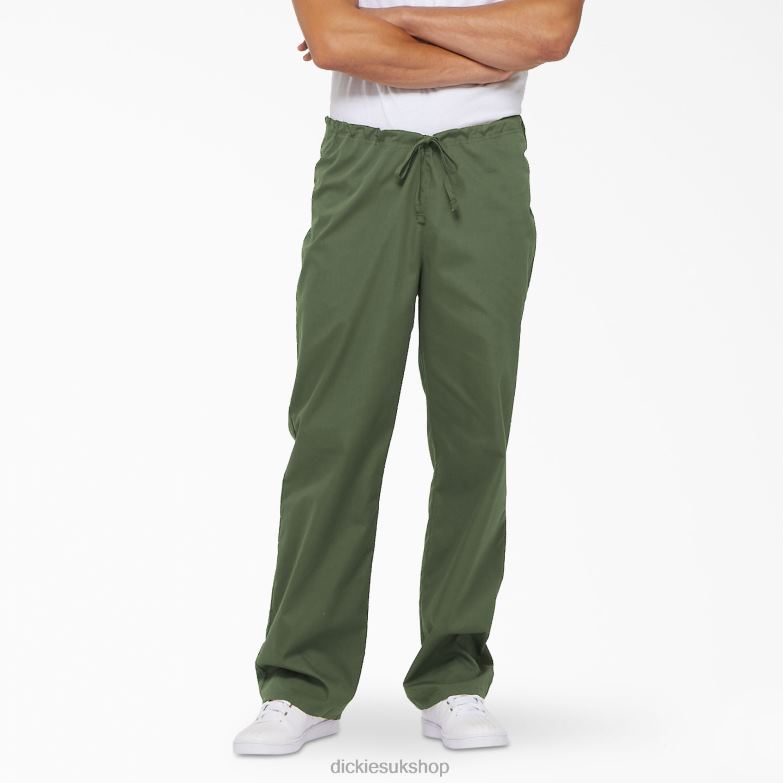 Unisex EDS Signature Scrub Pants Men Dickies Olive Green (OLI) 88T841318 Apparel