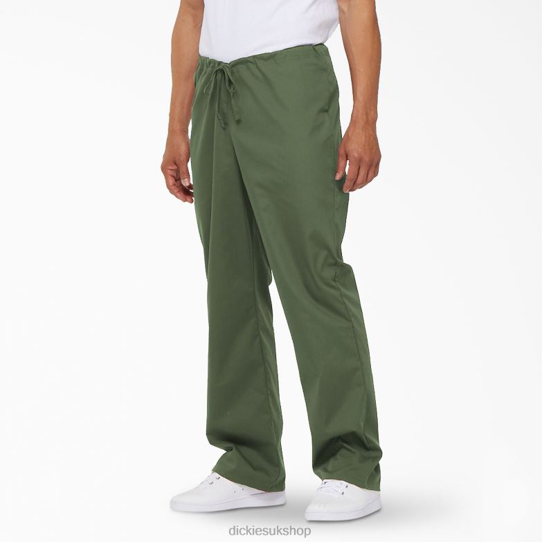 Unisex EDS Signature Scrub Pants Men Dickies Olive Green (OLI) 88T841318 Apparel