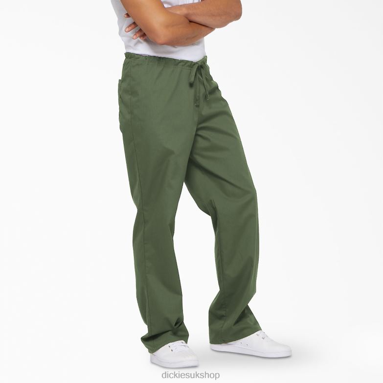 Unisex EDS Signature Scrub Pants Men Dickies Olive Green (OLI) 88T841318 Apparel