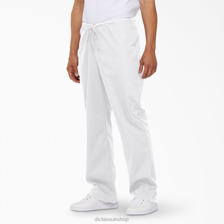 Unisex EDS Signature Scrub Pants Men Dickies White (DWH) 88T841309 Apparel