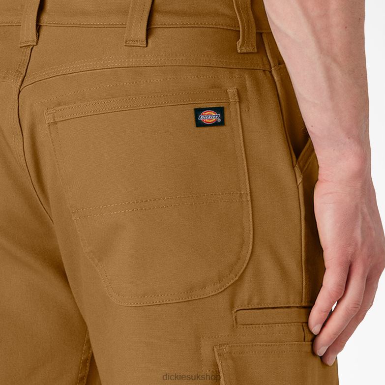 DuraTech Ranger Duck Shorts 11\" Men Dickies Brown Duck (BD) 88T84337 Apparel