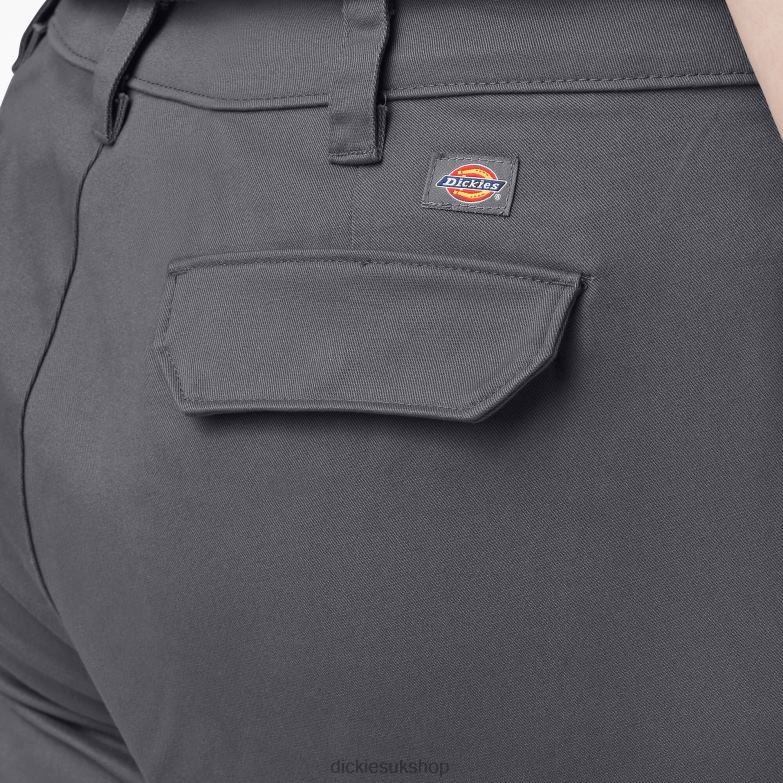 Plus Relaxed Fit Cargo Shorts 11\" Women Dickies Graphite Gray (GA) 88T842231 Apparel