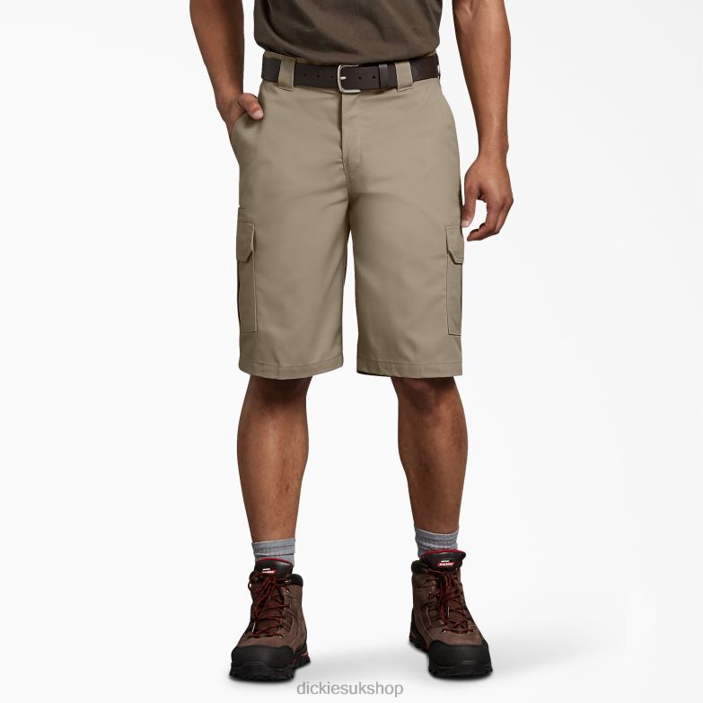 Regular Fit Cargo Shorts 11" Men Dickies Desert Sand (DS) 88T84430 Apparel