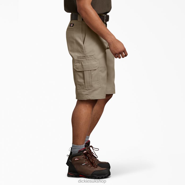 Regular Fit Cargo Shorts 11\" Men Dickies Desert Sand (DS) 88T84430 Apparel