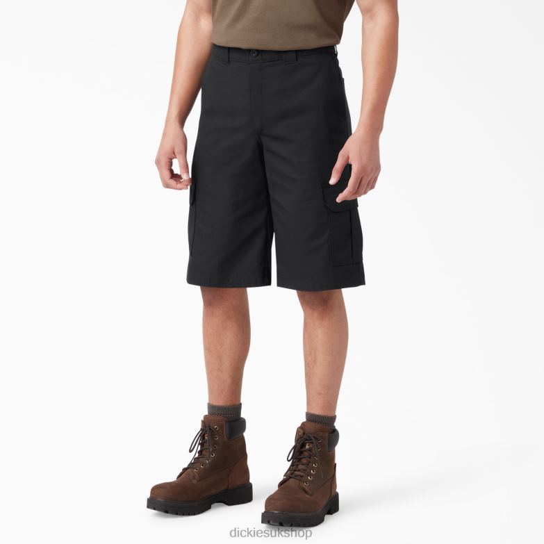 Relaxed Fit Cargo Shorts 13" Men Dickies Black (BK) 88T84360 Apparel