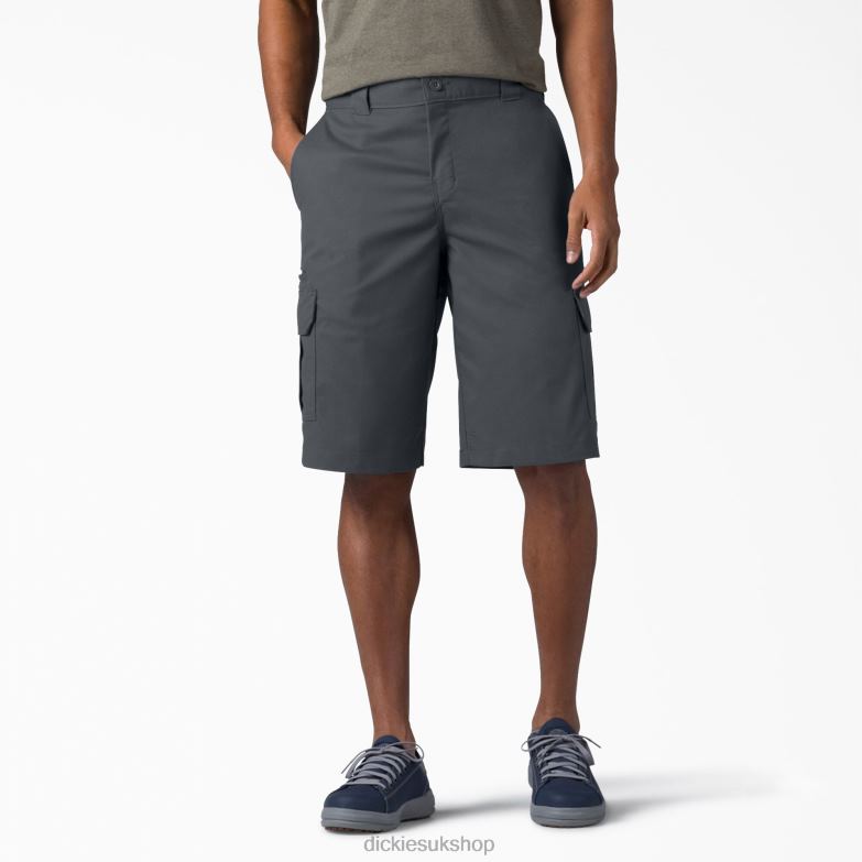Relaxed Fit Cargo Shorts 13" Men Dickies Charcoal Gray (CH) 88T84361 Apparel