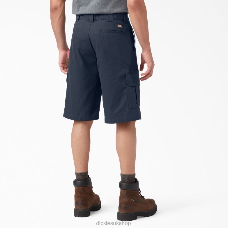 Relaxed Fit Cargo Shorts 13\" Men Dickies Dark Navy (DN) 88T84362 Apparel
