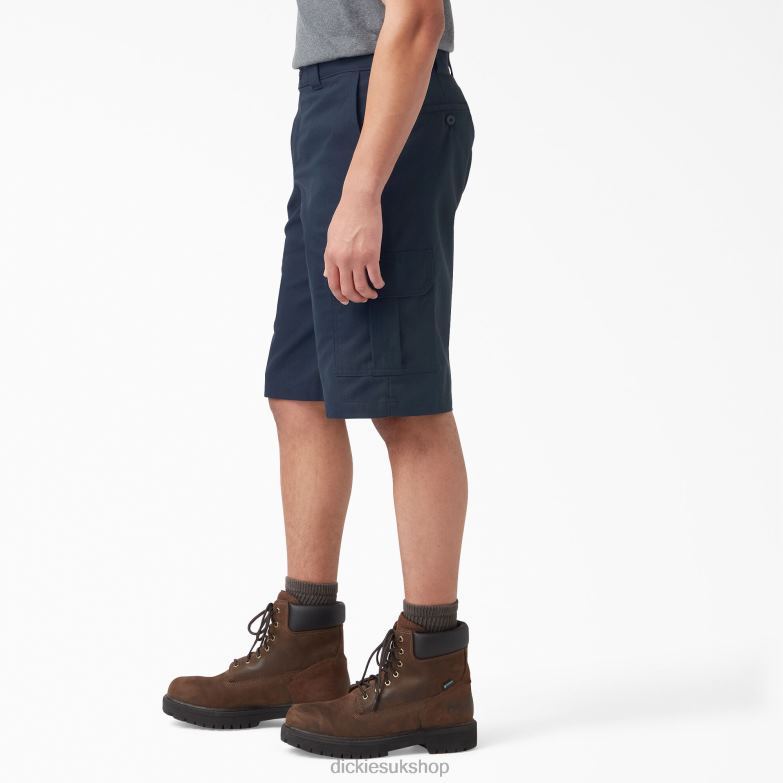 Relaxed Fit Cargo Shorts 13\" Men Dickies Dark Navy (DN) 88T84362 Apparel