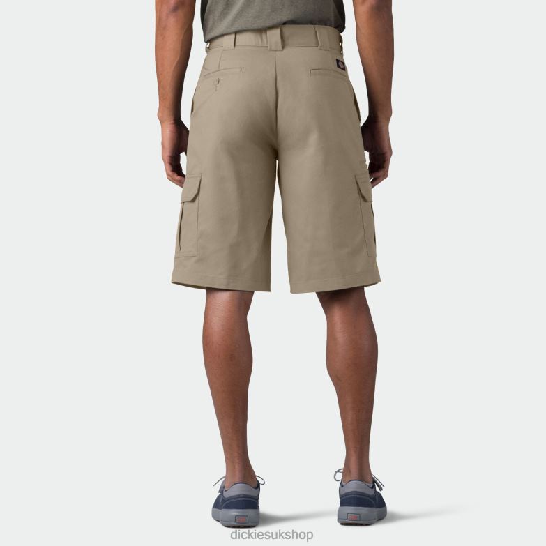 Relaxed Fit Cargo Shorts 13\" Men Dickies Desert Sand (DS) 88T84363 Apparel