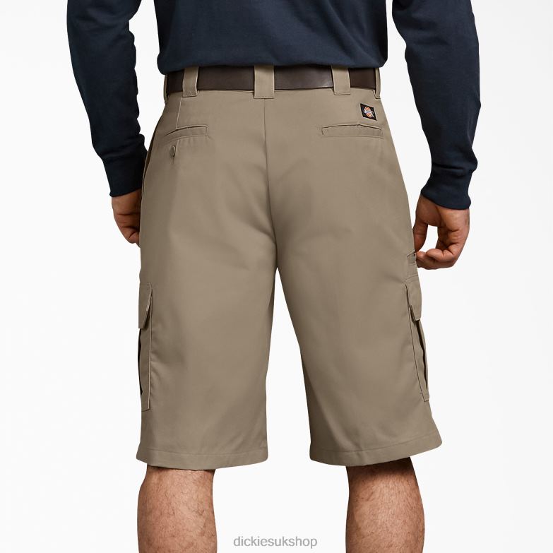 Relaxed Fit Cargo Shorts 13\" Men Dickies Desert Sand (DS) 88T84363 Apparel