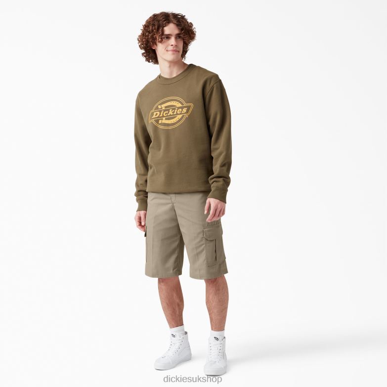 Relaxed Fit Cargo Shorts 13\" Men Dickies Desert Sand (DS) 88T84363 Apparel