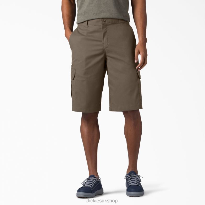Relaxed Fit Cargo Shorts 13" Men Dickies Mushroom (MR1) 88T84364 Apparel