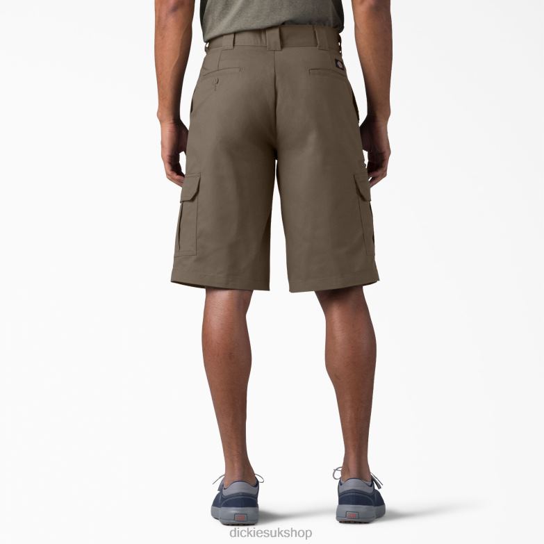 Relaxed Fit Cargo Shorts 13\" Men Dickies Mushroom (MR1) 88T84364 Apparel