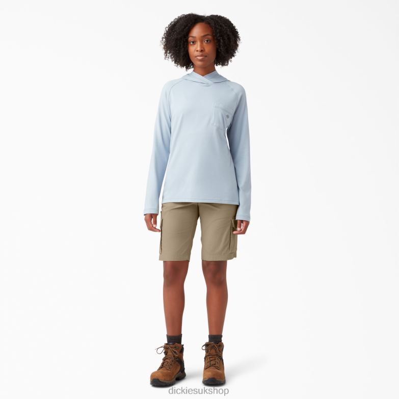 Ripstop Cargo Shorts 9\" Women Dickies Desert Sand (DS) 88T842237 Apparel