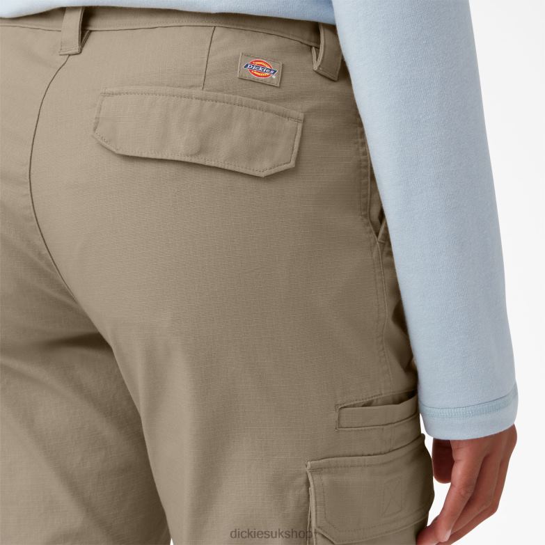 Ripstop Cargo Shorts 9\" Women Dickies Desert Sand (DS) 88T842237 Apparel
