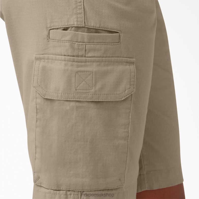 Ripstop Cargo Shorts 9\" Women Dickies Desert Sand (DS) 88T842237 Apparel